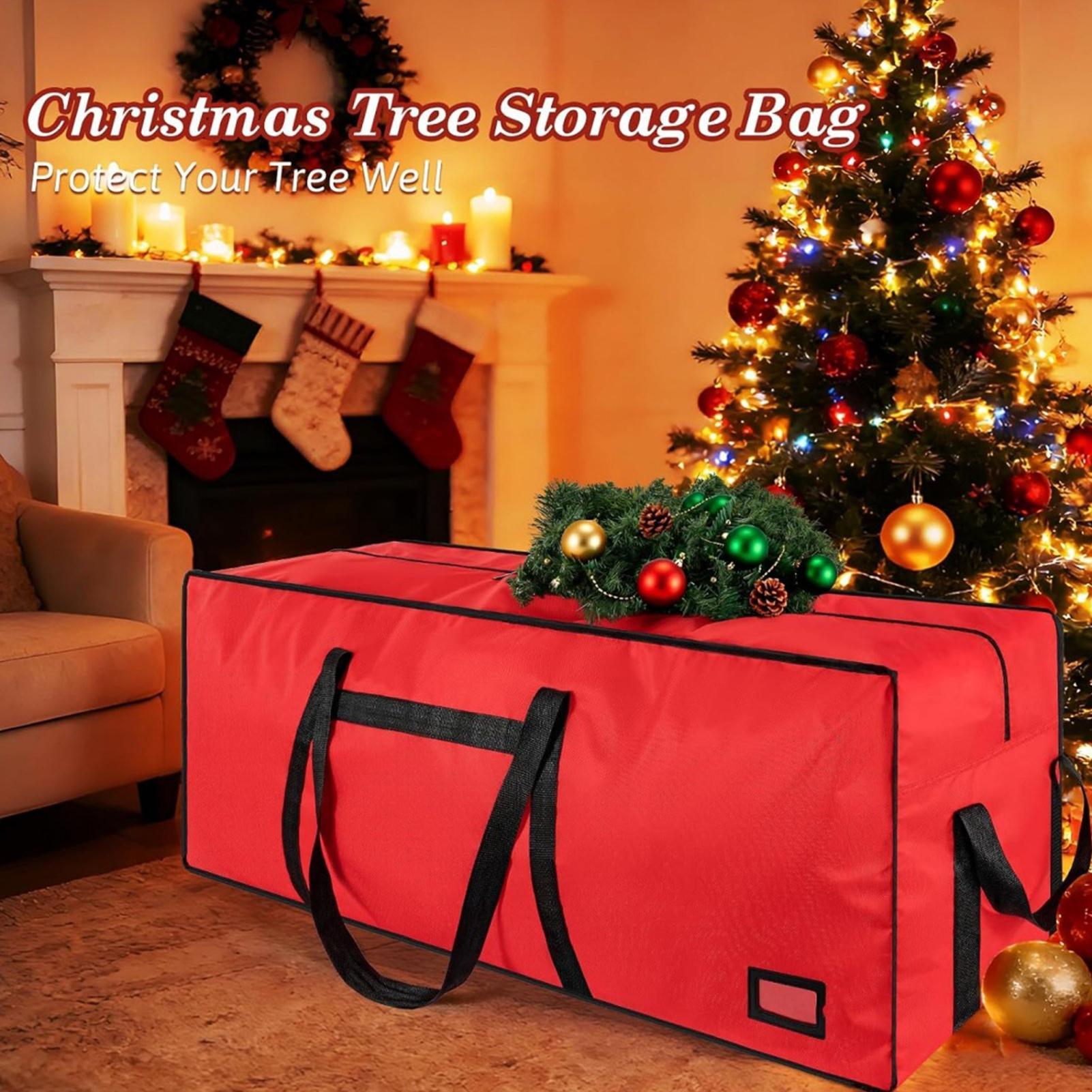 Christmas Tree Artificial - กระเป๋าเก็บต้นคริสต์มาส สำหรับต้นคริสต์มาสเทียมขนาด 4 ฟุต ถึง 9