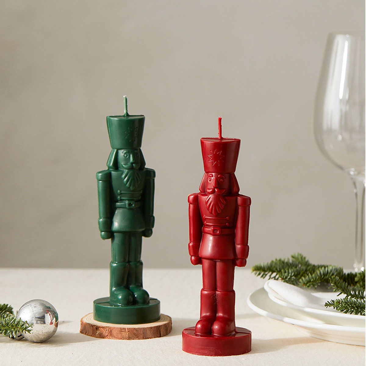 แม่พิมพ์เทียนพลาสติกทหารนัทแคร - Nutcracker Figurine บทวิจารณ์และราคา