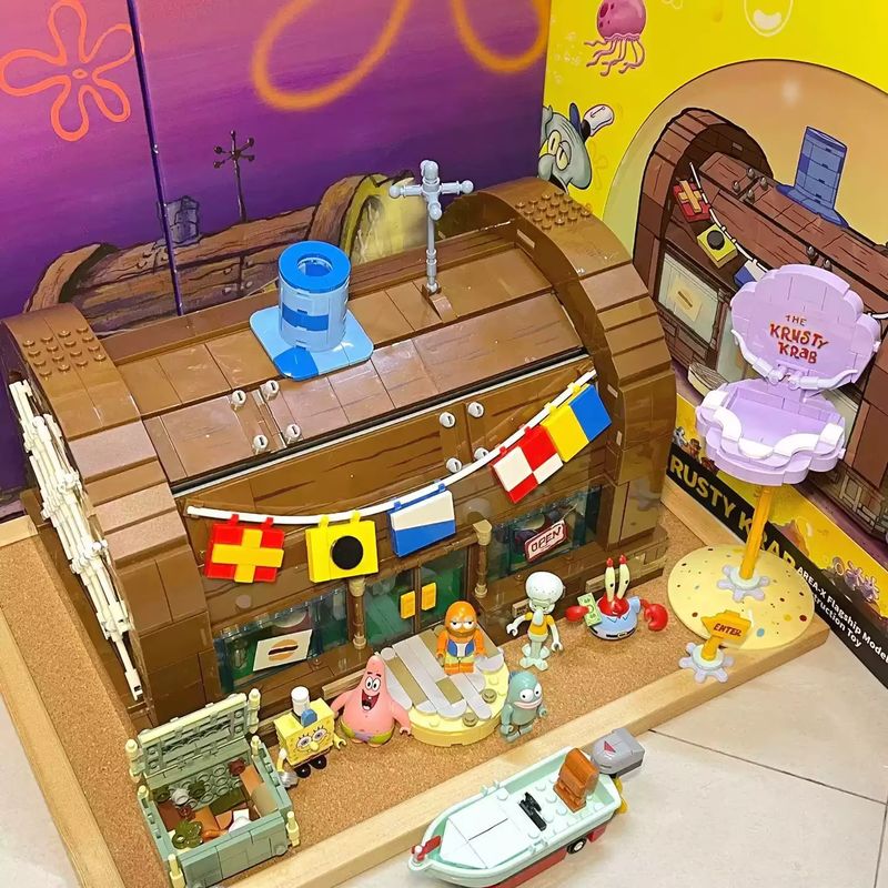 ชุดตัวต่อ SpongeBob Krusty Kra - Lego Set Technic บทวิจารณ์และราคา