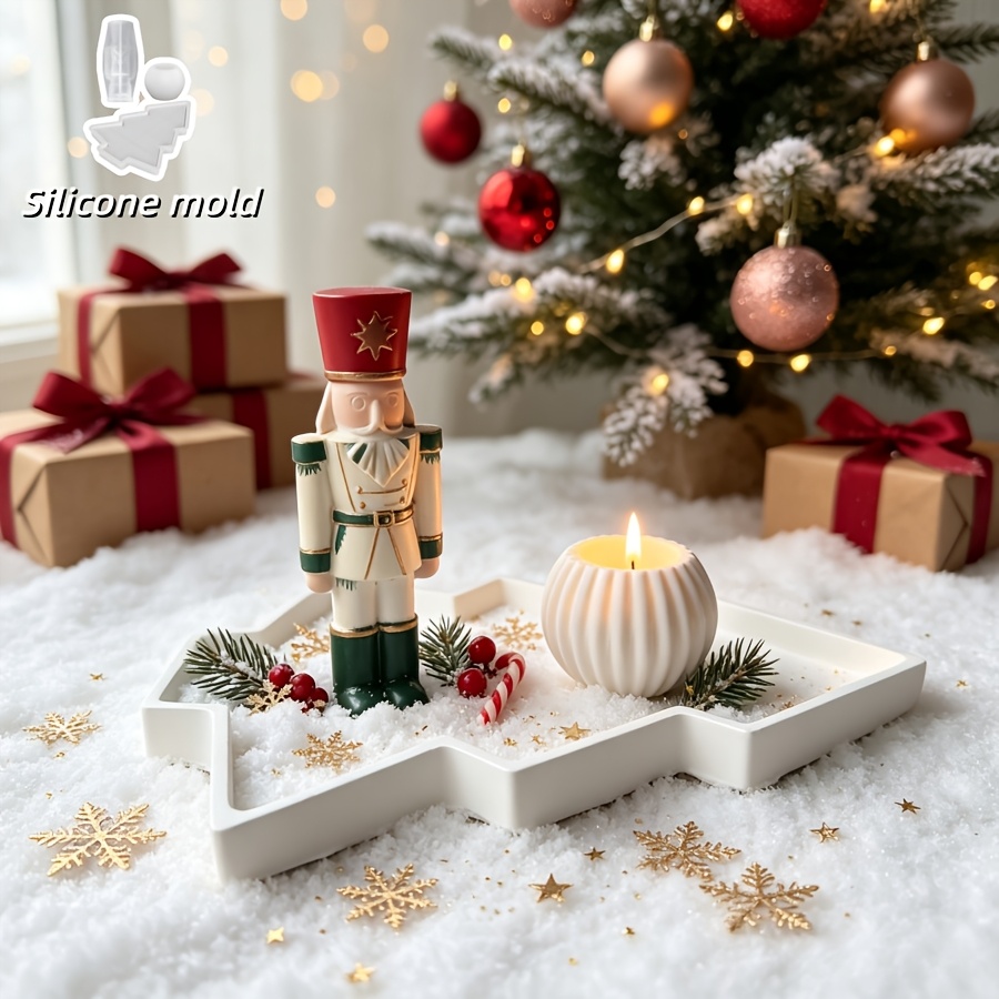 แม่พิมพ์ซิลิโคนรูปทรงกลมรูปทหา - Nutcracker Figurine บทวิจารณ์และราคา