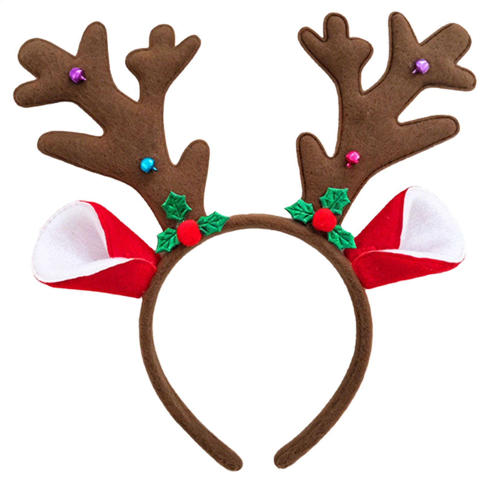 ที่คาดผมเขากวางตกแต่งคริสต์มาส - Reindeer Antlers Headband บทวิจารณ์และราคา