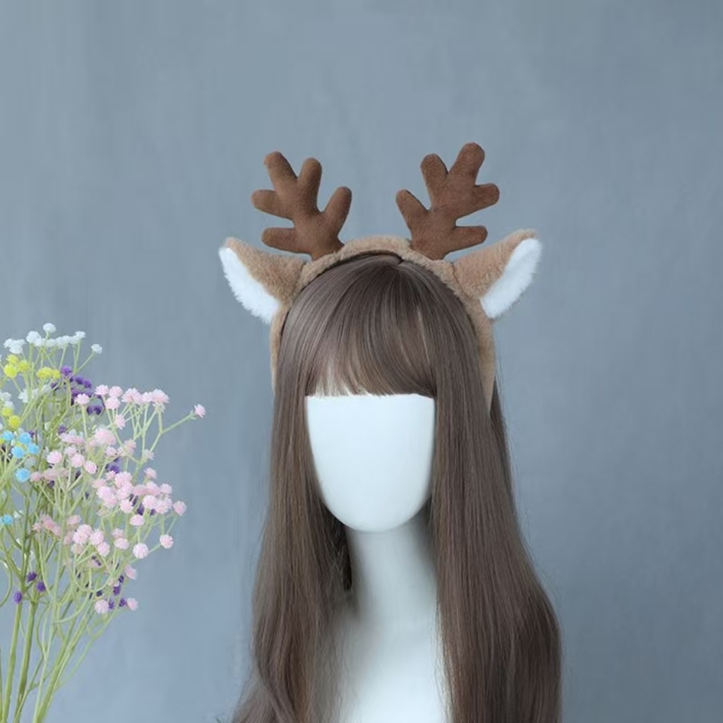 เครื่องประดับคอสเพลย์หูและเขาก - Reindeer Antlers Headband บทวิจารณ์และราคา