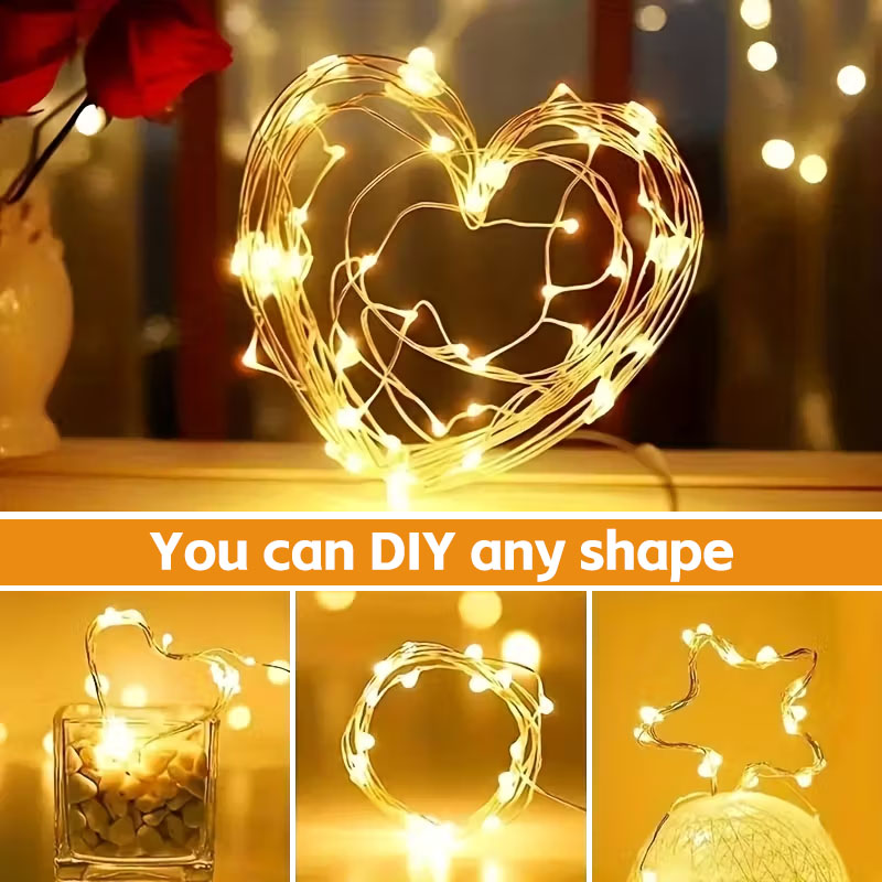 ไฟประดับแบบ LED, ไฟสายลวดทองแด - Led Fairy String Lights บทวิจารณ์และราคา