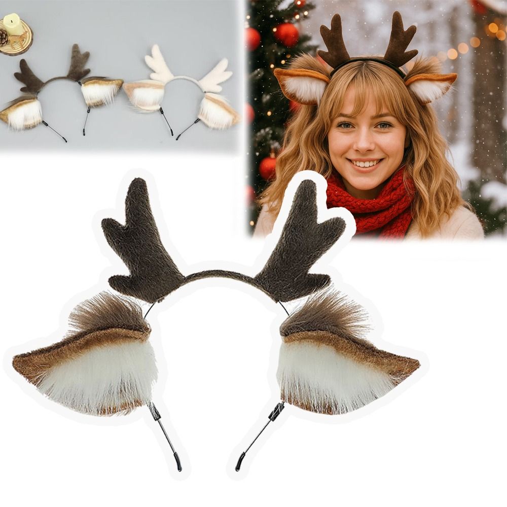 ที่คาดผมหูกวางเรนเดียร์สไตล์โล - Reindeer Antlers Headband บทวิจารณ์และราคา