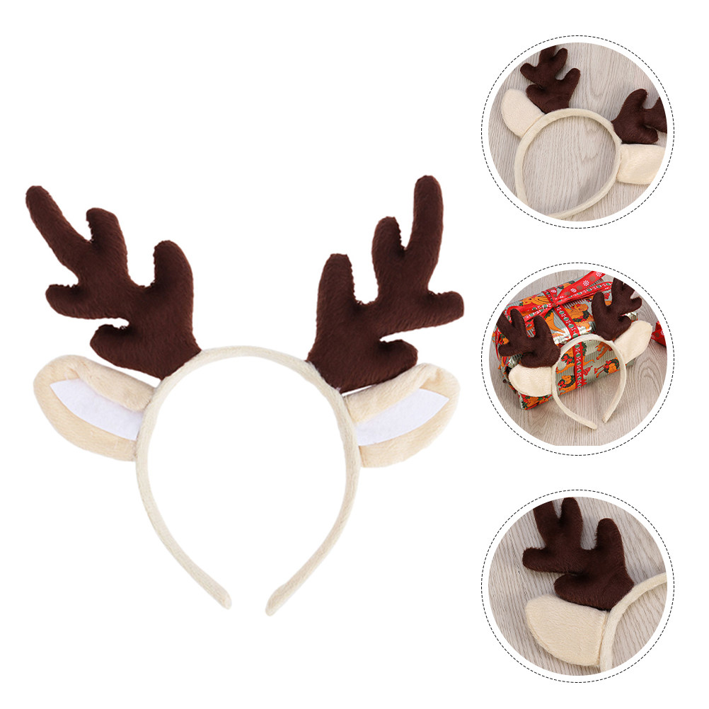 3 ชิ้น ที่คาดผมเขากวางเรนเดียร - Reindeer Antlers Headband บทวิจารณ์และราคา