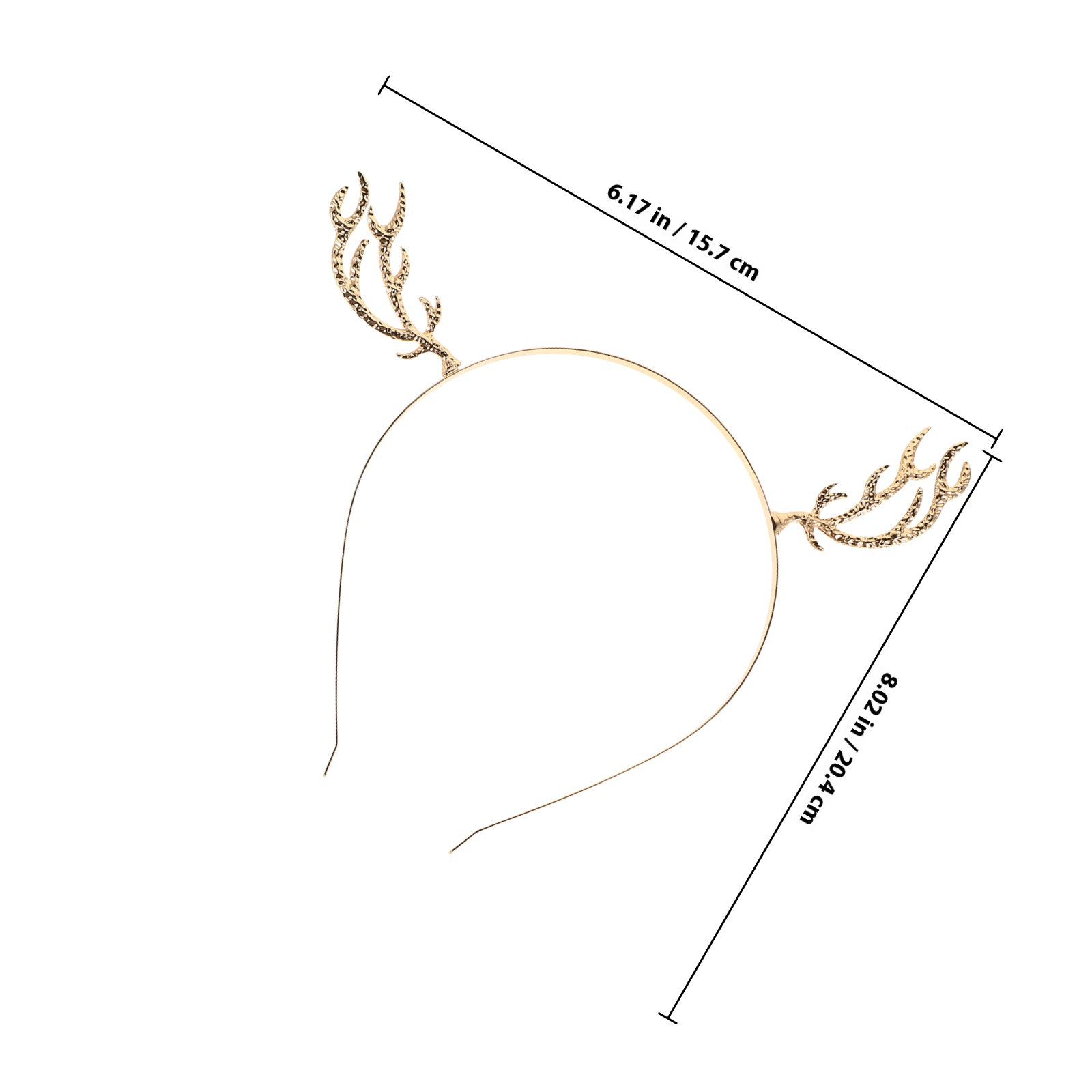 ที่คาดผมประดับคริสตัลโลหะ ลายเ - Reindeer Antlers Headband บทวิจารณ์และราคา