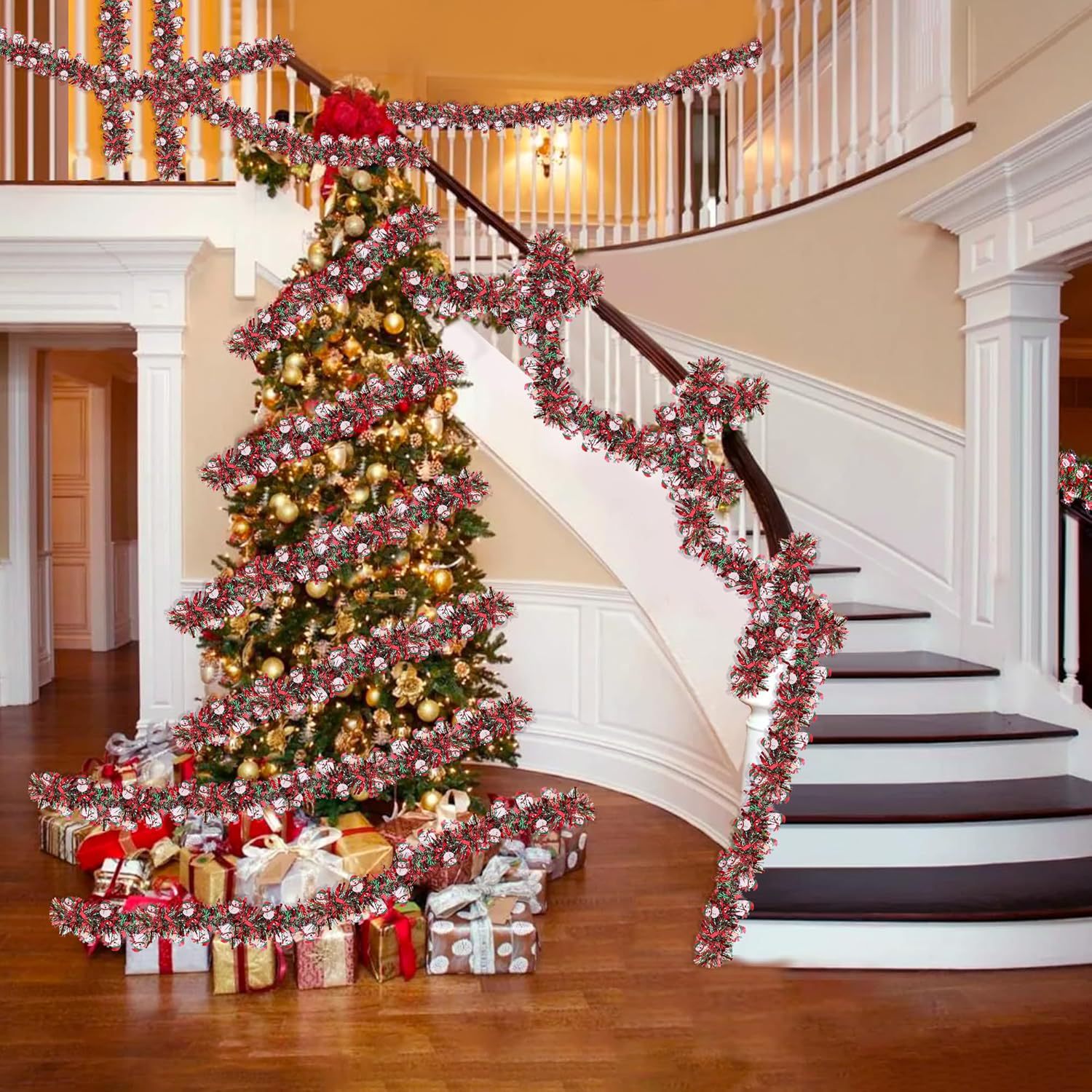 1--10 ชิ้น พวงมาลัยลูกปัดตกแต่ - Tinsel Garland Decoration บทวิจารณ์และราคา