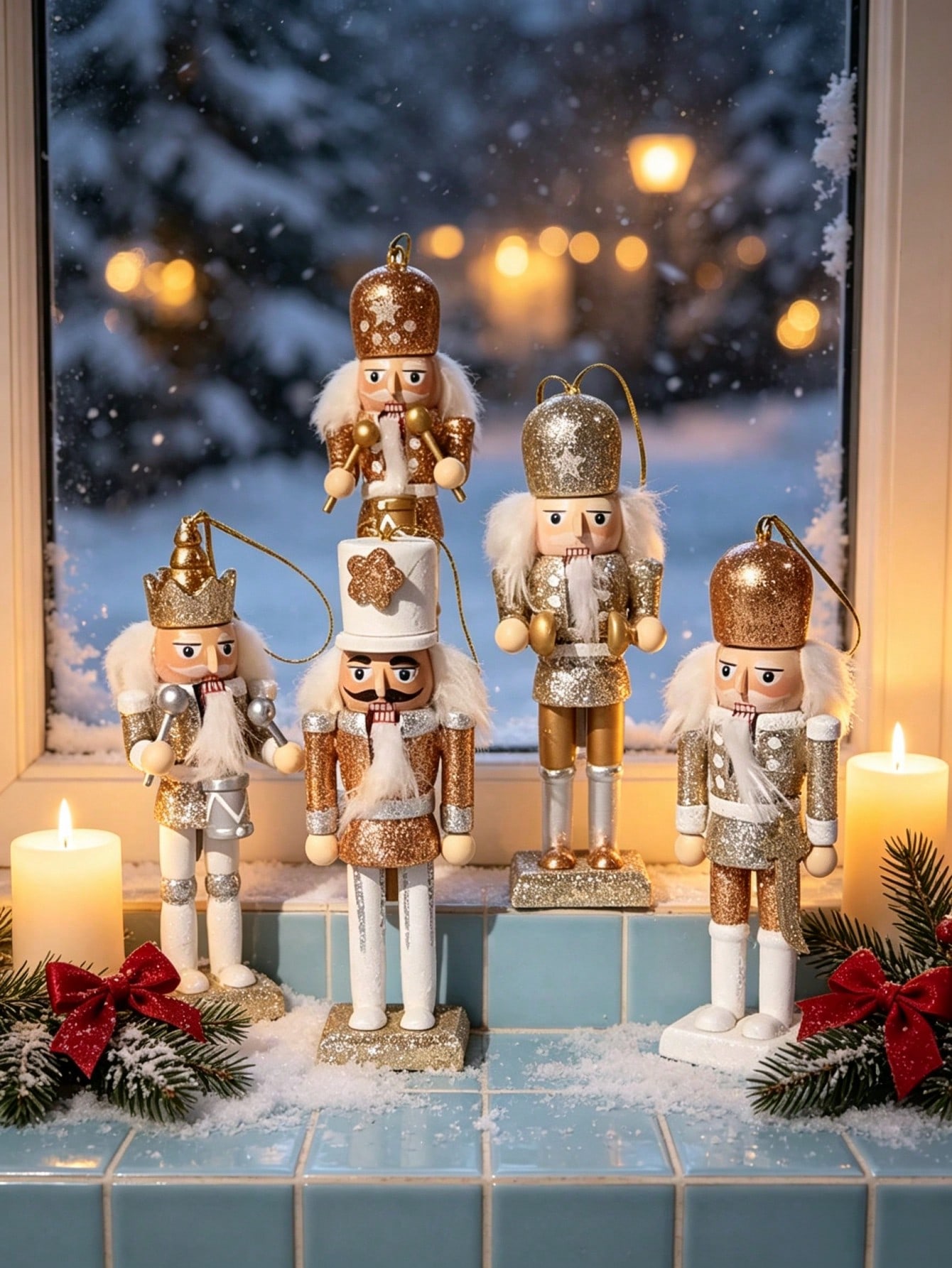 ชุดจี้ตุ๊กตาไม้ทหารนัทแครกเกอร - Nutcracker Figurine บทวิจารณ์และราคา
